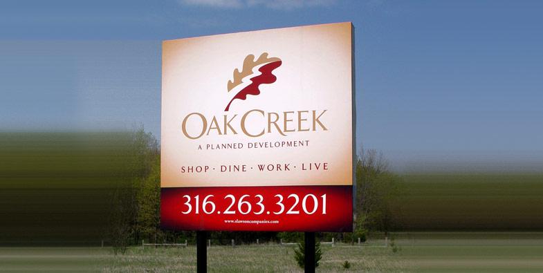 Oak Creek Worksite Sign