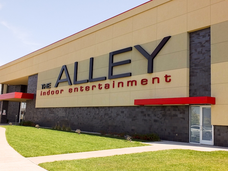 The Alley Channel Letters Sign